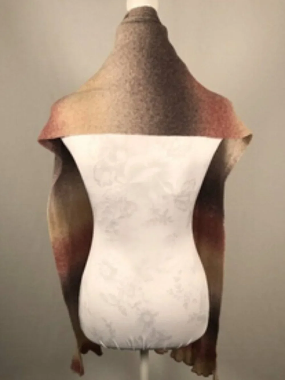 Ombré Knit Scarf in Earth Tones • Soft Gradient • Unlabeled Boutique Style
